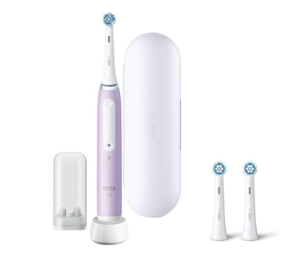 Oral-B Zestaw szczoteczka iO 4 różowy + końcówki Sens iO 2 szt. - 1107928 - zdjęcie 2